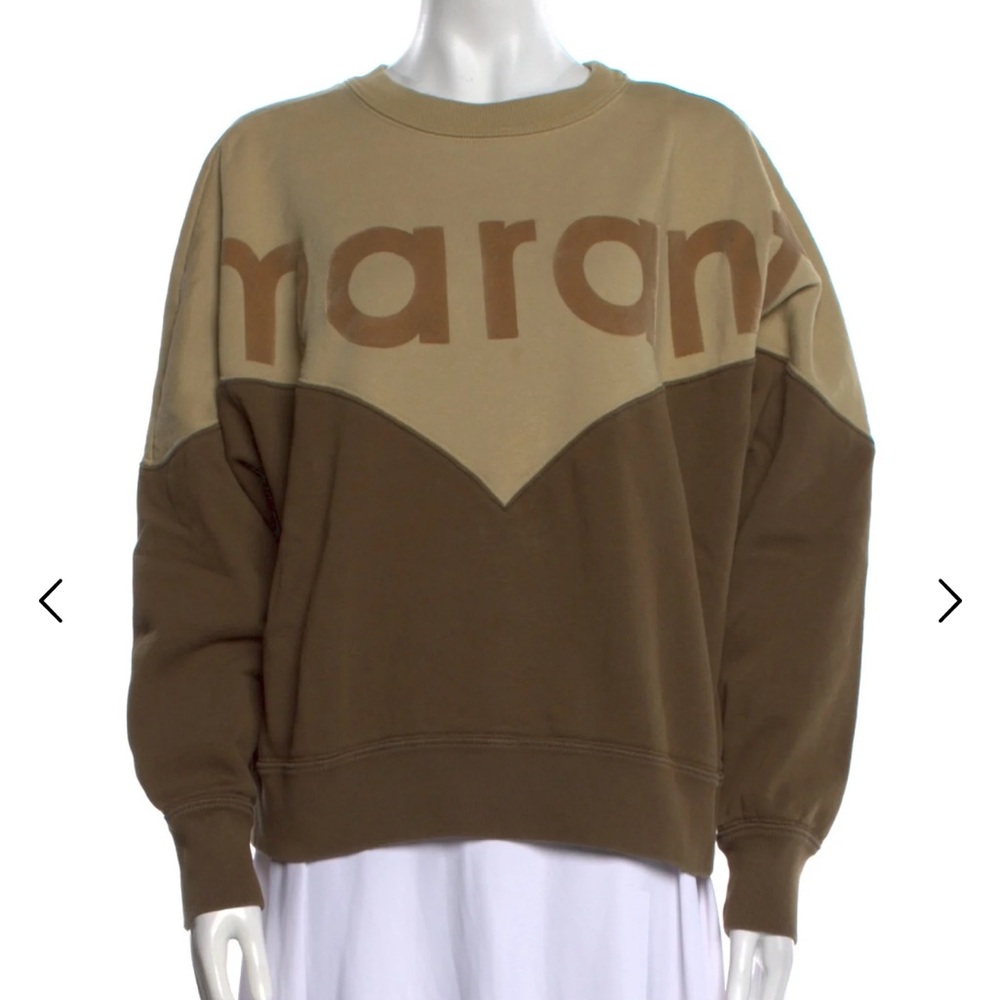 Isabel Marant Graphic Print Crew Neck Sweatshirt